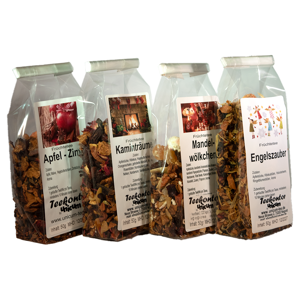 Probierpaket Früchtetee Winter-Edition Geschenk-Set